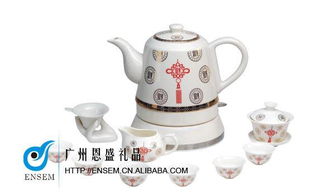 古瓷風韻，節節高升——青花養生燒水壺茶具套裝鑒賞